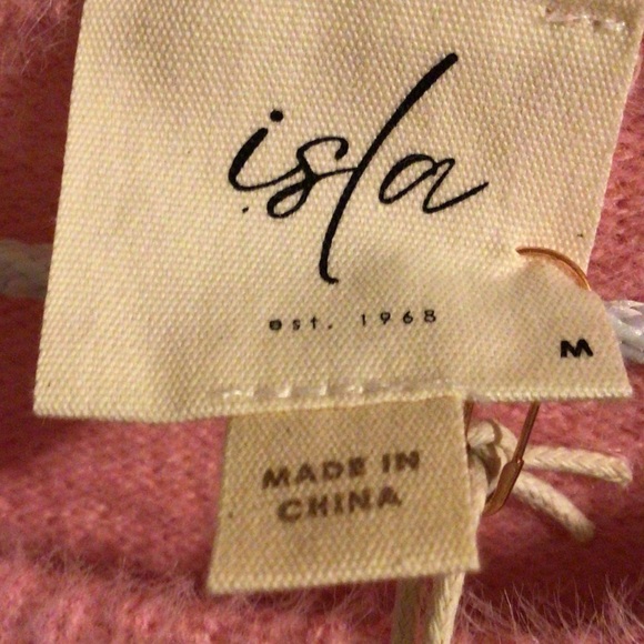 Chic Pink Crew Neck Sweater - Picture 2 of 4